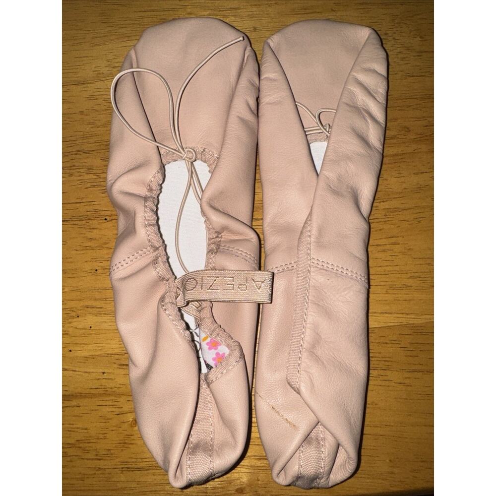 C2 New - Capezio Daisy Leather Ballet Shoes Size 10 Wide 205C C2 65